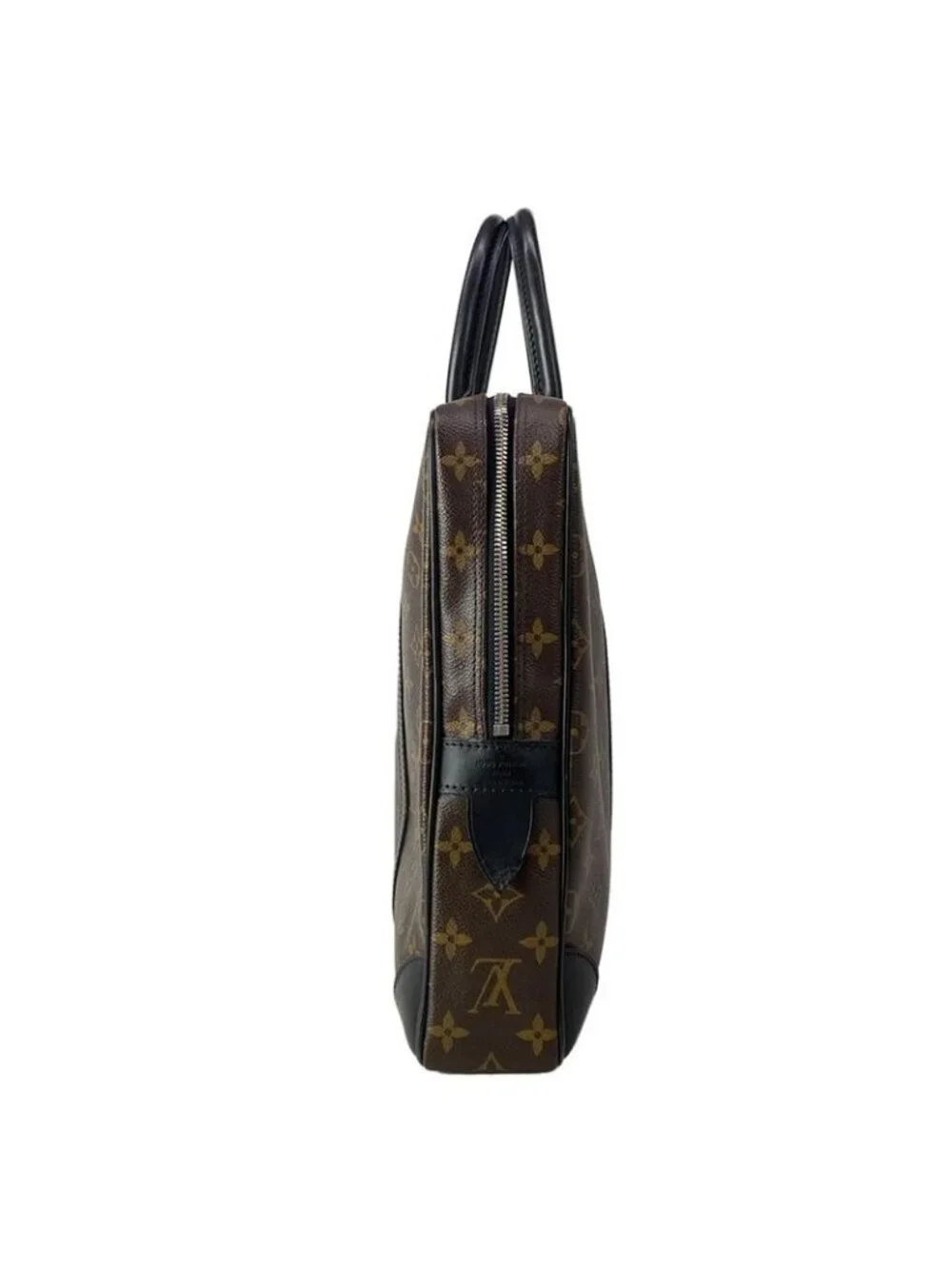 ★SOLD★ Louis Vuitton Business Bag Monogram Macassar Porte Documents Voyage - Picture 2 of 15
